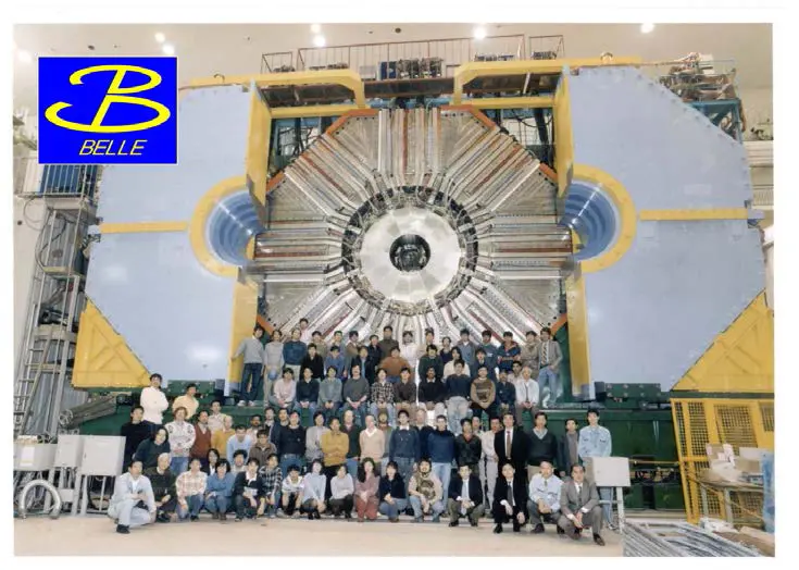 Belle Detector and KEK B Accelerator used in the verification of the Kobayashi-Maskawa Theory