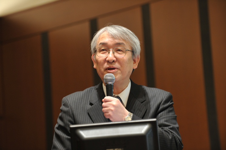 Fig. 1. Opening address by Gen Sobue, the dean of the School of Medicine at Nagoya University