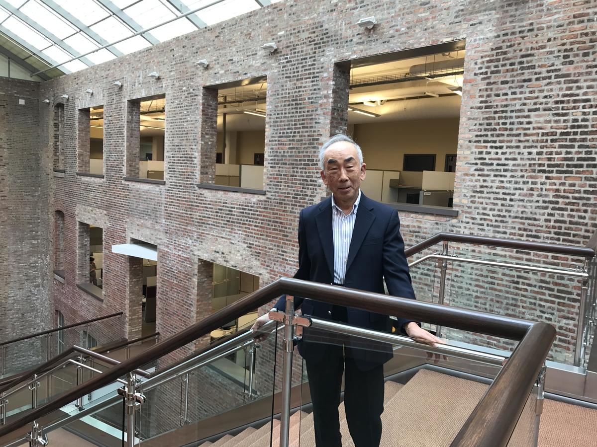 Sadaoki Furui, Chair of the Board of Trustees of the Toyota Technological Institute at Chicago, which is located in the campus of the University of Chicago.