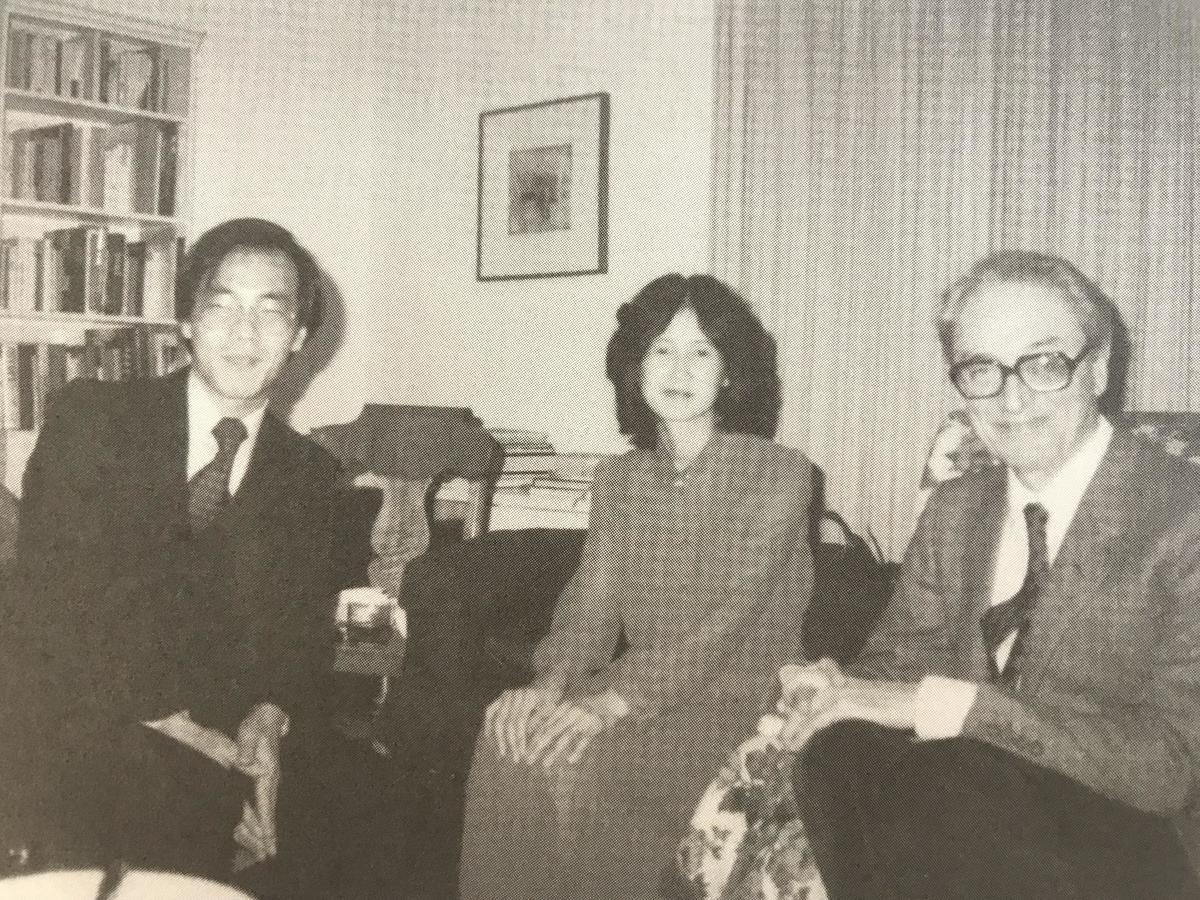 With his life-long mentor, Giuseppe Andres, during his time studying in Buffalo