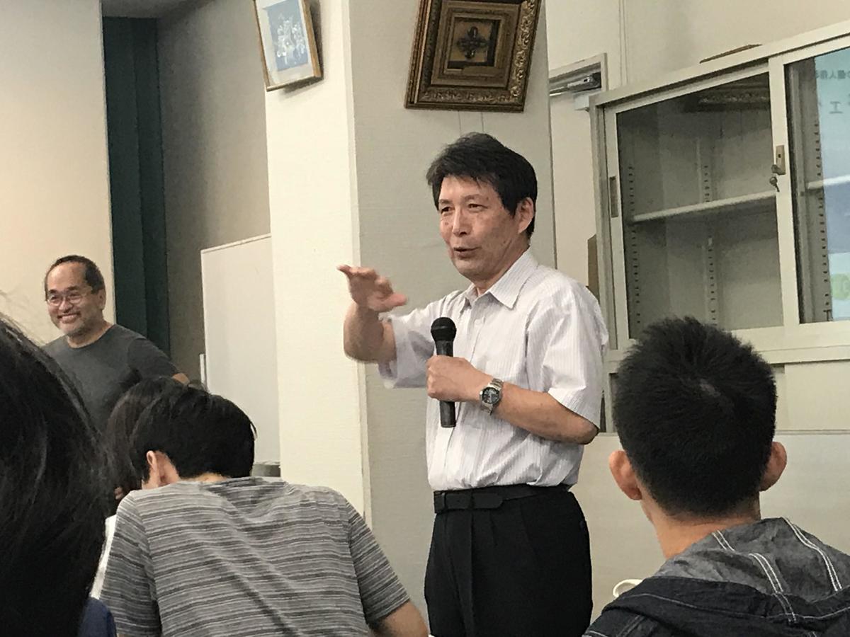 Professor Emeritus Yoichi Oda moved to G30 after retiring from research work at the School of Science.