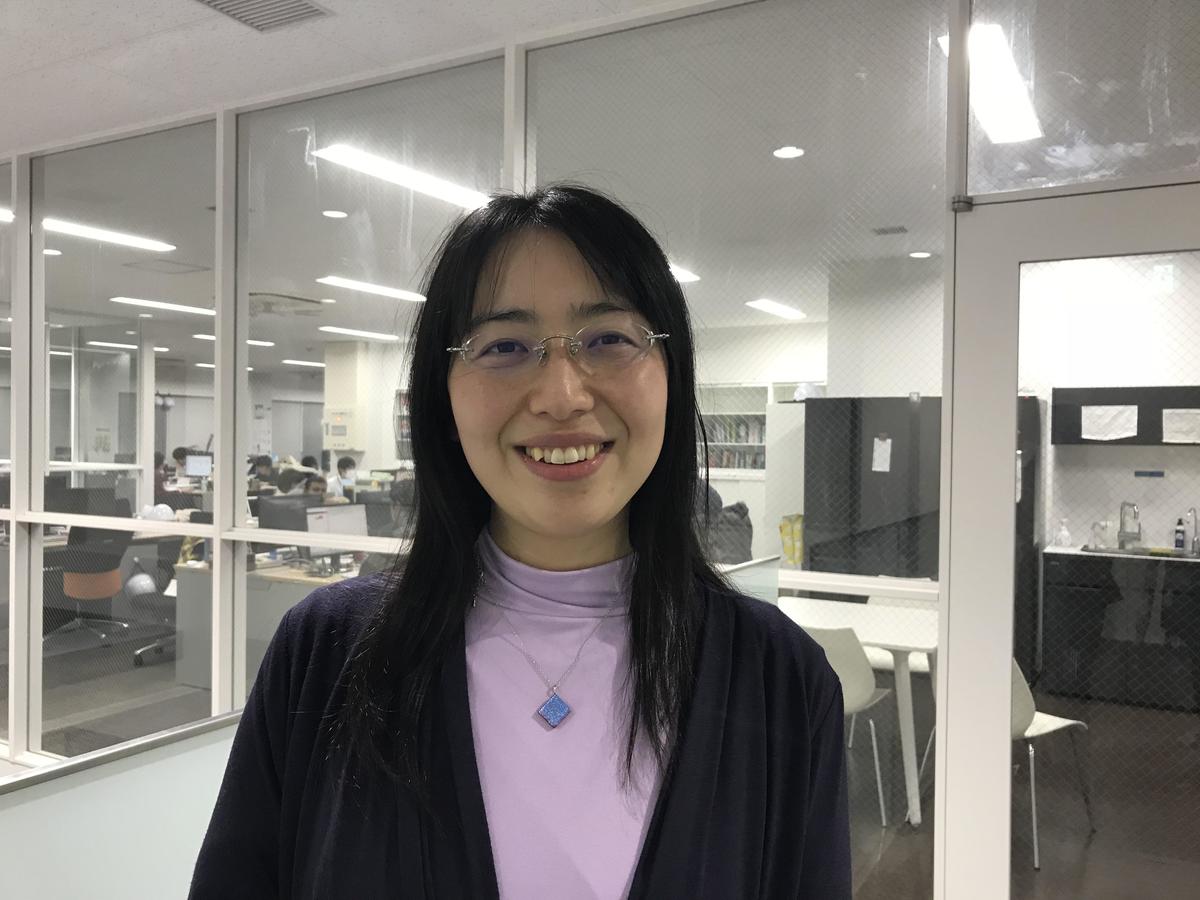 Designated Assistant Prof. Ayako Miyazaki is in charge of international public relations, among others
