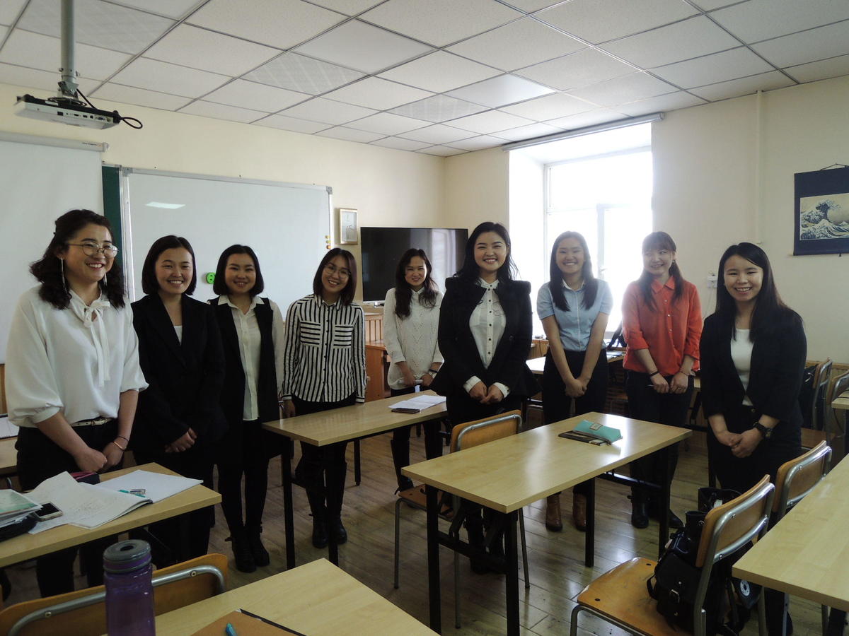 All third-year students at CJL in Mongolia are women