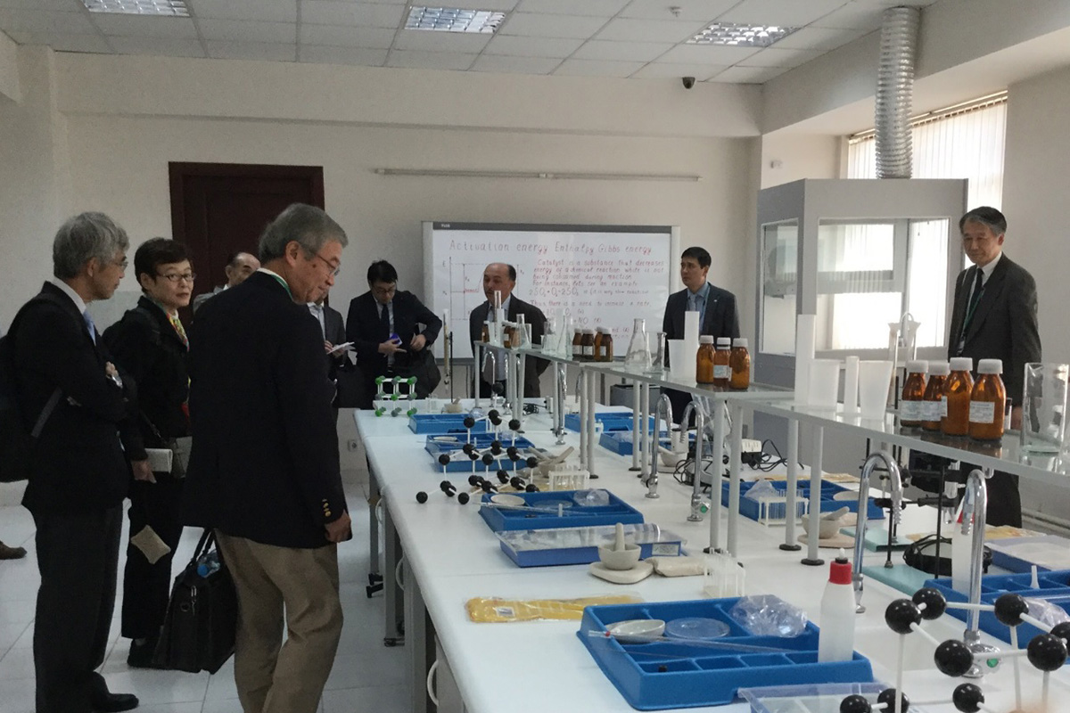 Visiting a university in Uzbekistan