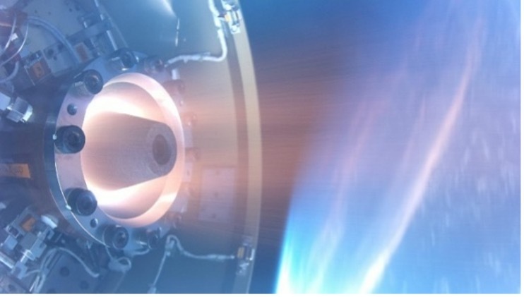 Moment of activation of a detonation engine onboard sounding rocket S-520-31, the world's first spaceflight demonstration. (Credit: Nagoya University/JAXA)