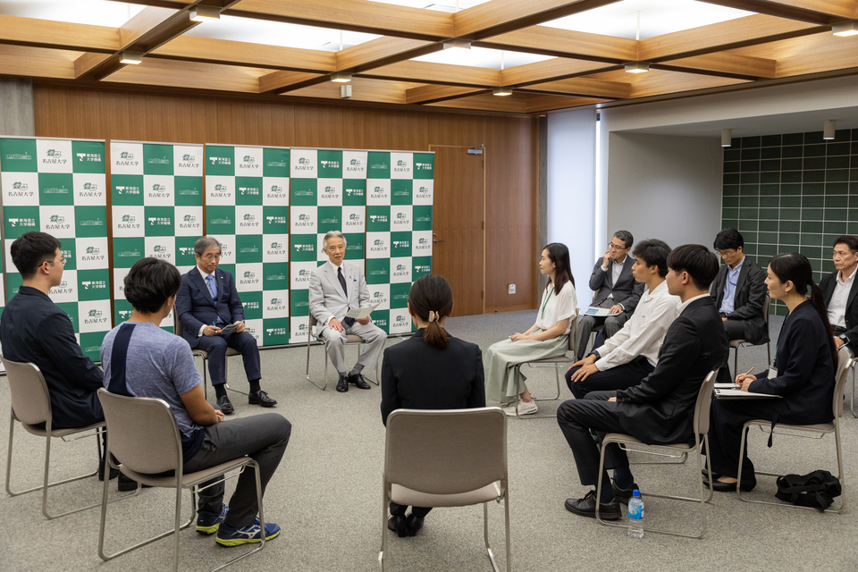 Discussing internationalization and study abroad experiences with students