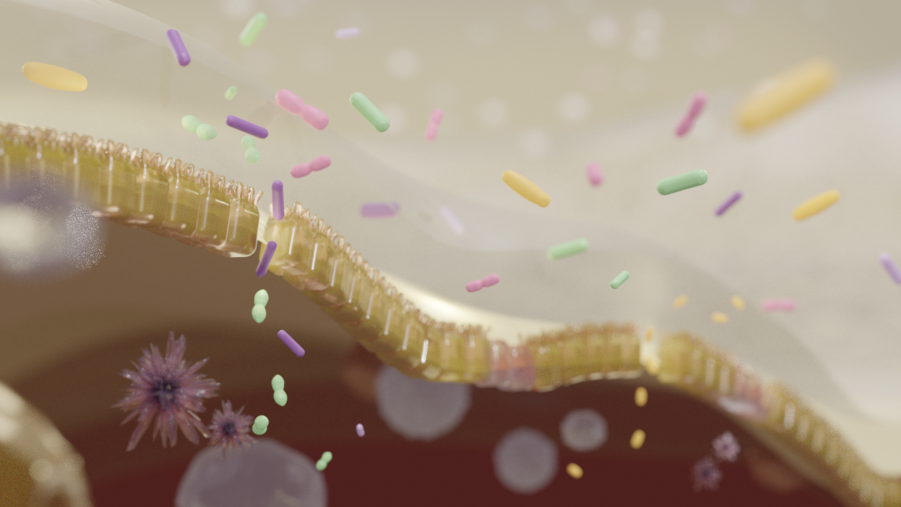 Researchers have identified gut bacteria that are associated with dementia with Lewy bodies.
(Image credit: Reiko Matsushita)