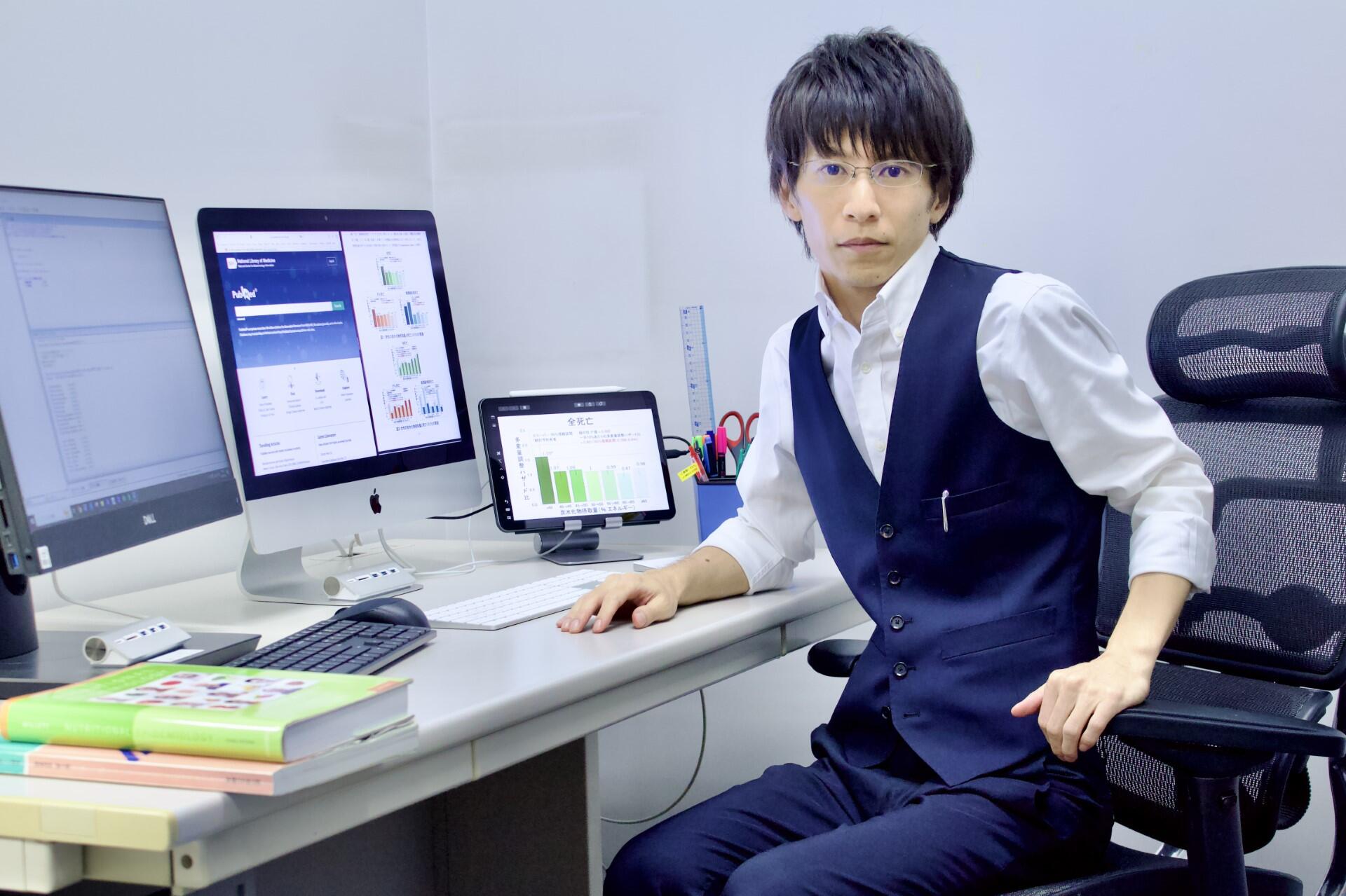 Dr. Takashi Tamura, the lead researcher of this study
(Credit: Department of Preventative Medicine, Nagoya University Graduate School of Medicine)