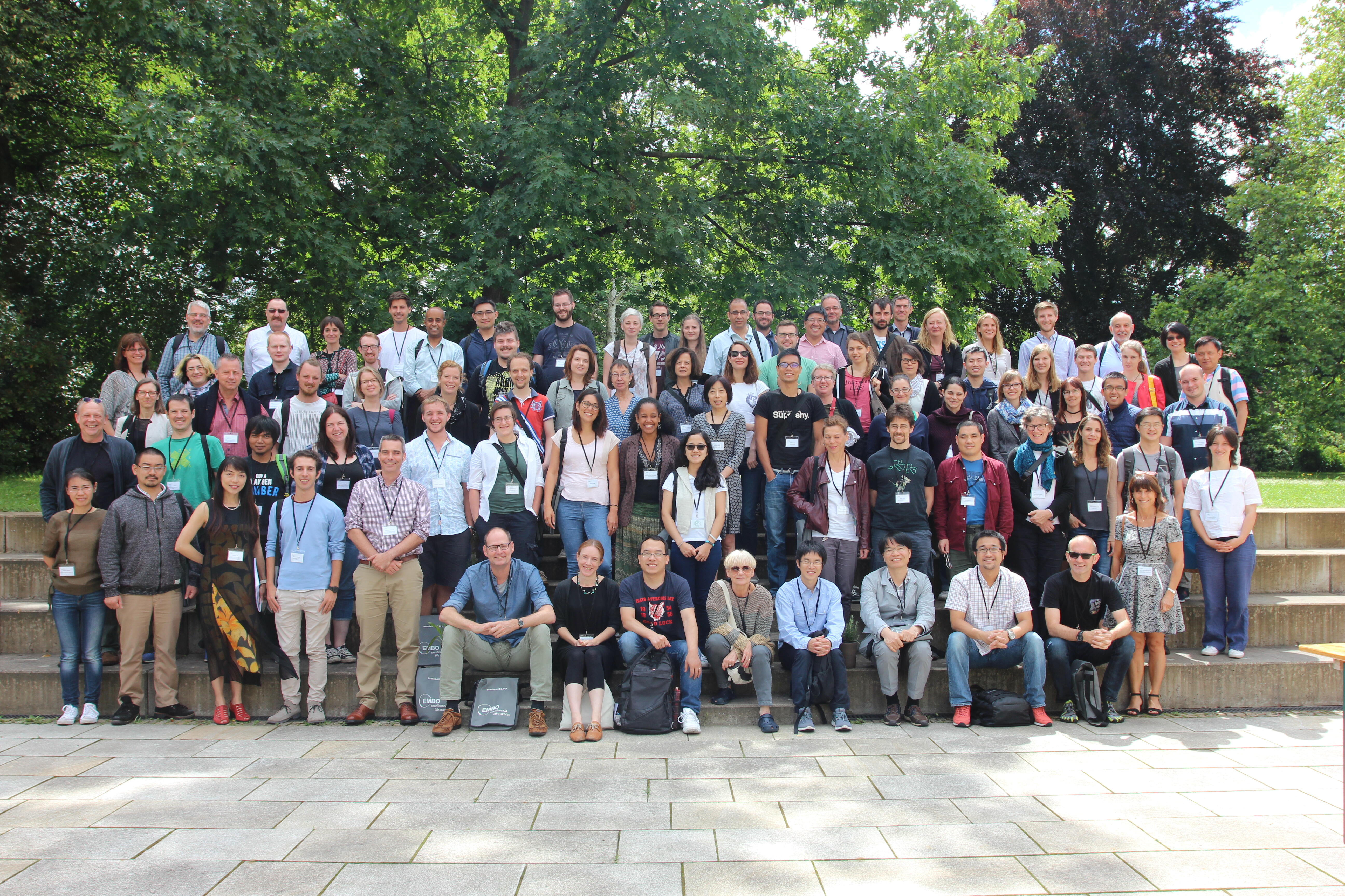 Group photo at the international conference on plant science in Germany in July 2017