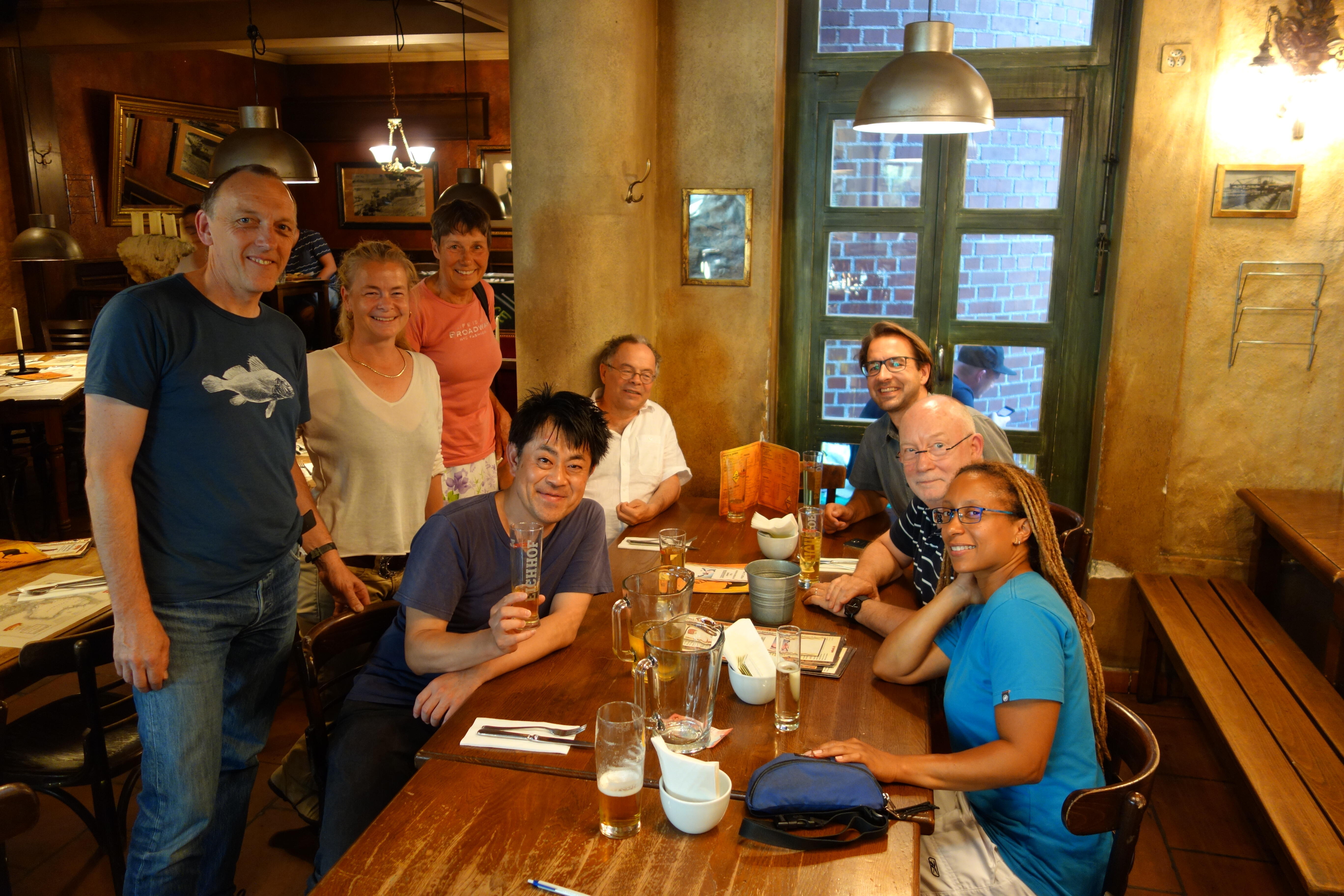 Reunion with former research colleagues at the University of Zurich, Switzerland