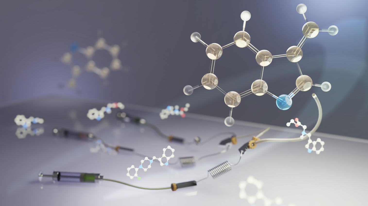 Conceptual image of flow synthesis