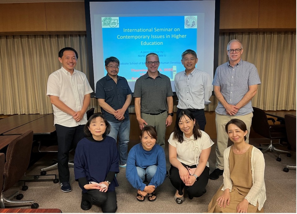 From the top left: Mr. Taniguchi, Dr. Takai, Dr. Umbach, Mr. Matsumoto, and Dr. Porter.
From the bottom left: Dr. Mina Hattori and participants of the seminar.