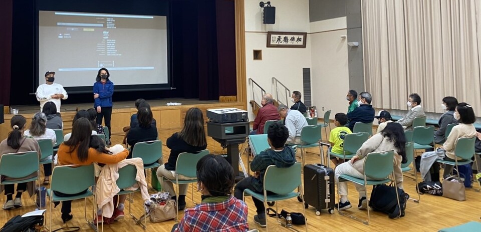 The film was screened at Homi Danch in Toyoda city, where a lot of Brazilian dekasegi people live.