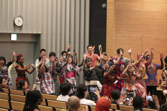 Vibrant moment of dance during AMA Africa Group Performance