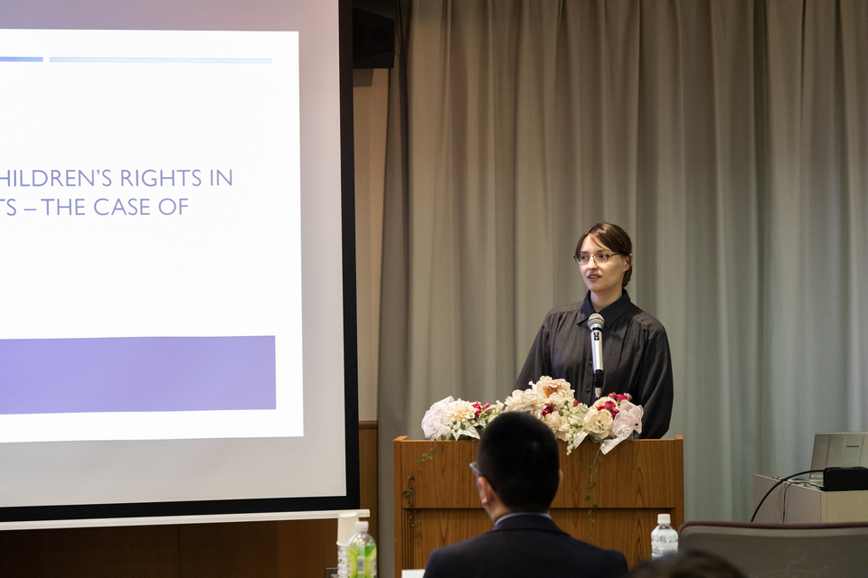 Ms Keiko Osaki, Prof Suzuki and Prof Olifirenko delivering their presentations