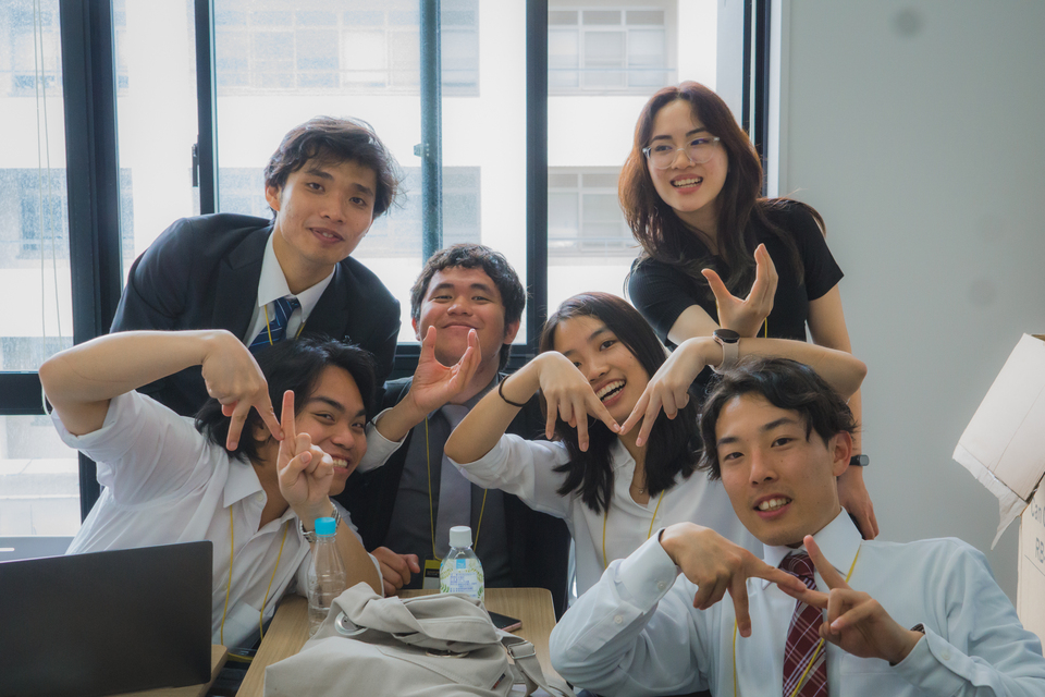 Some of the student organizers