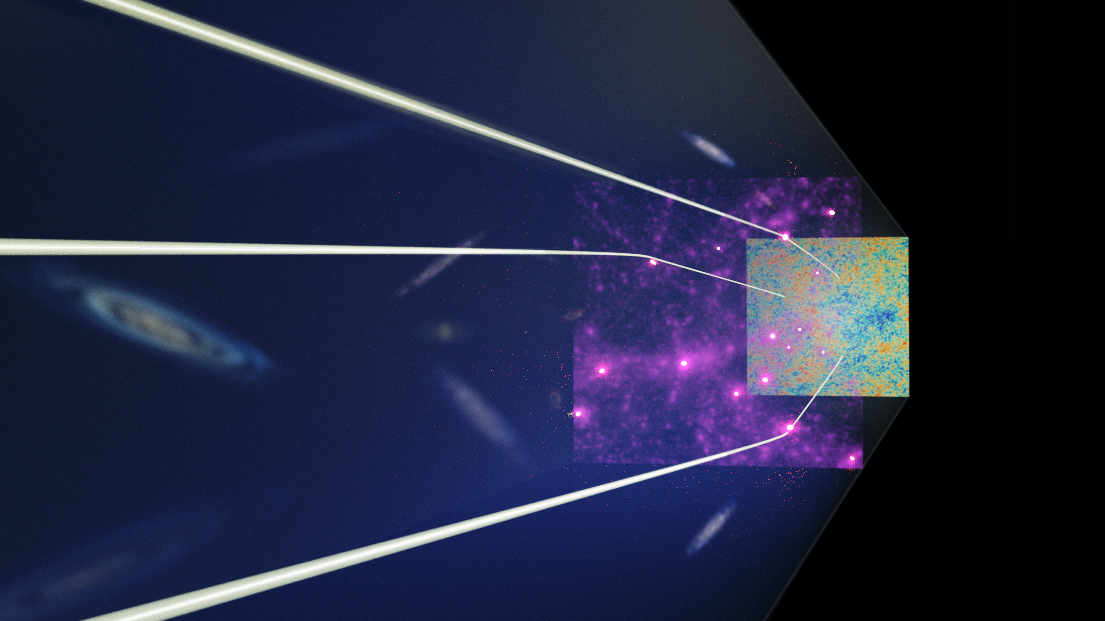 Scientists reveal distribution of dark matter around galaxies 12 billion years ago–further back in time than ever before