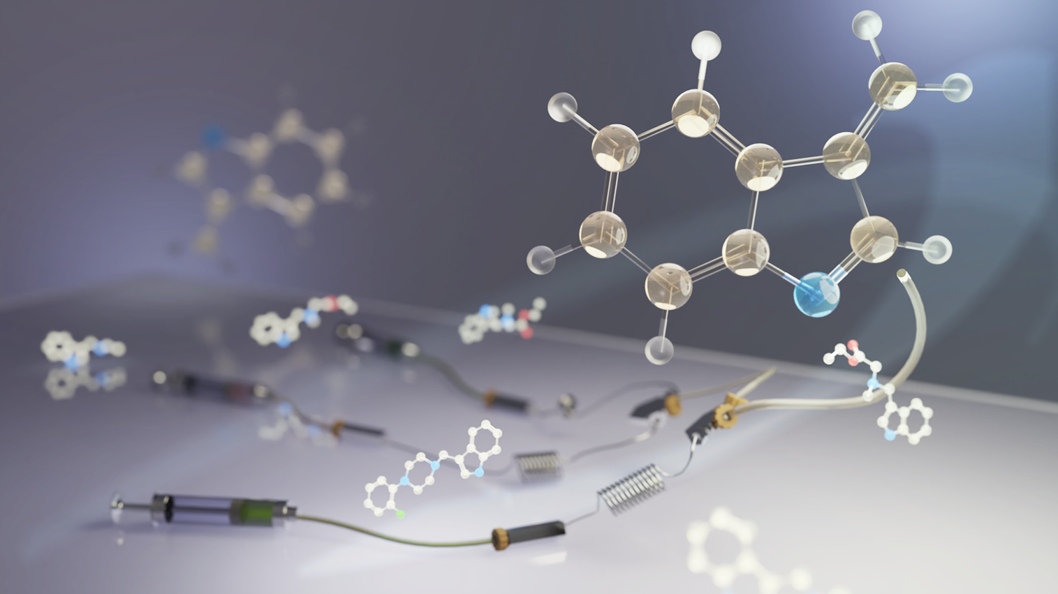 Efficient synthesis of indole derivatives, an important component of most drugs, allows the development of new drug candidates