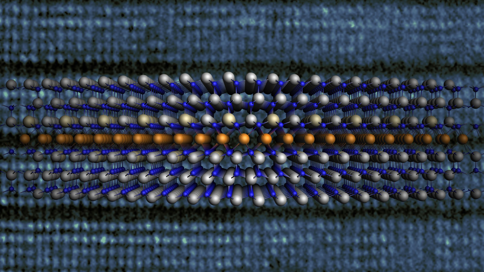 A strikingly natural coincidence: Heating gallium nitride and magnesium forms a superlattice with implications for semiconductor doping and electronic devices