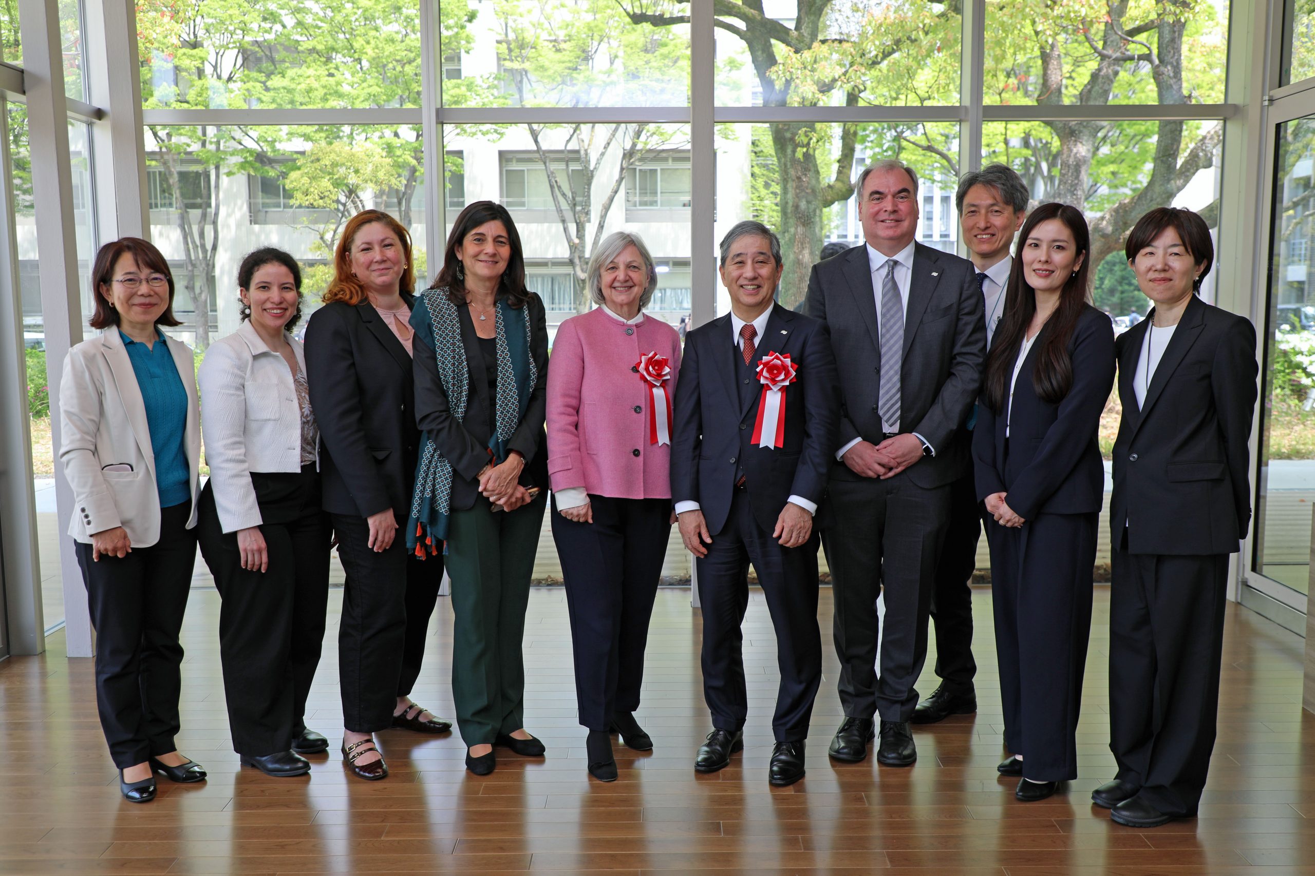 French ambassador visits Nagoya University to mark launch of international glycoscience laboratory