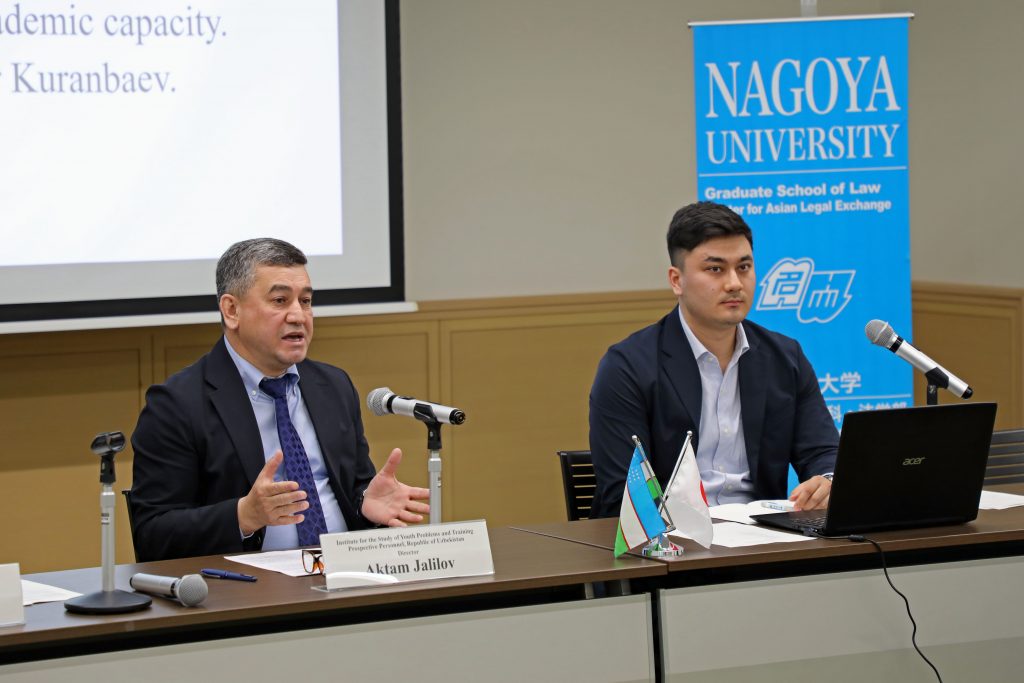 Aktam Jalilov provides comments on the lecture.