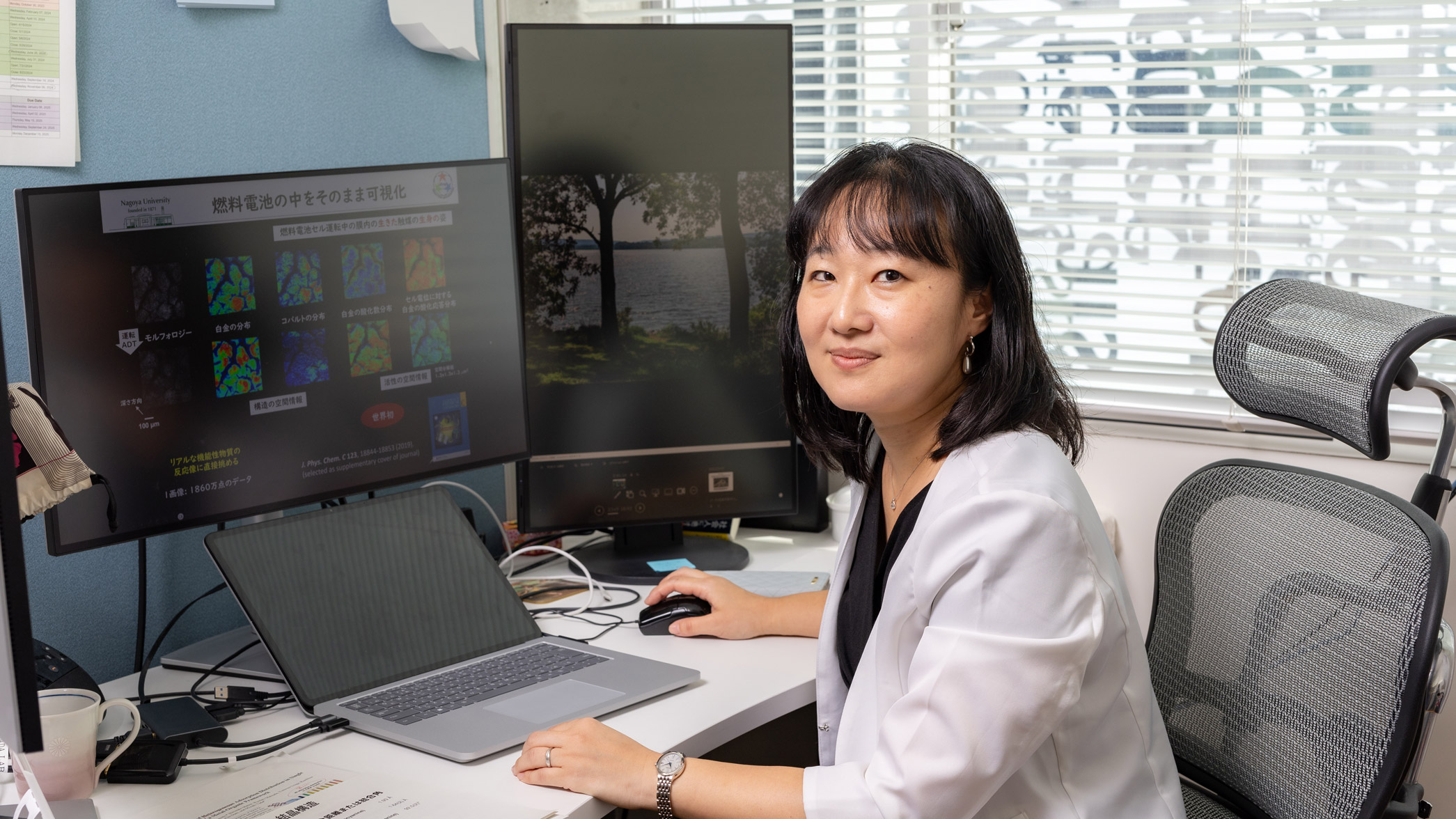 Professor Mizuki Tada uses X-ray imaging to reveal the hidden structures that make catalysts work