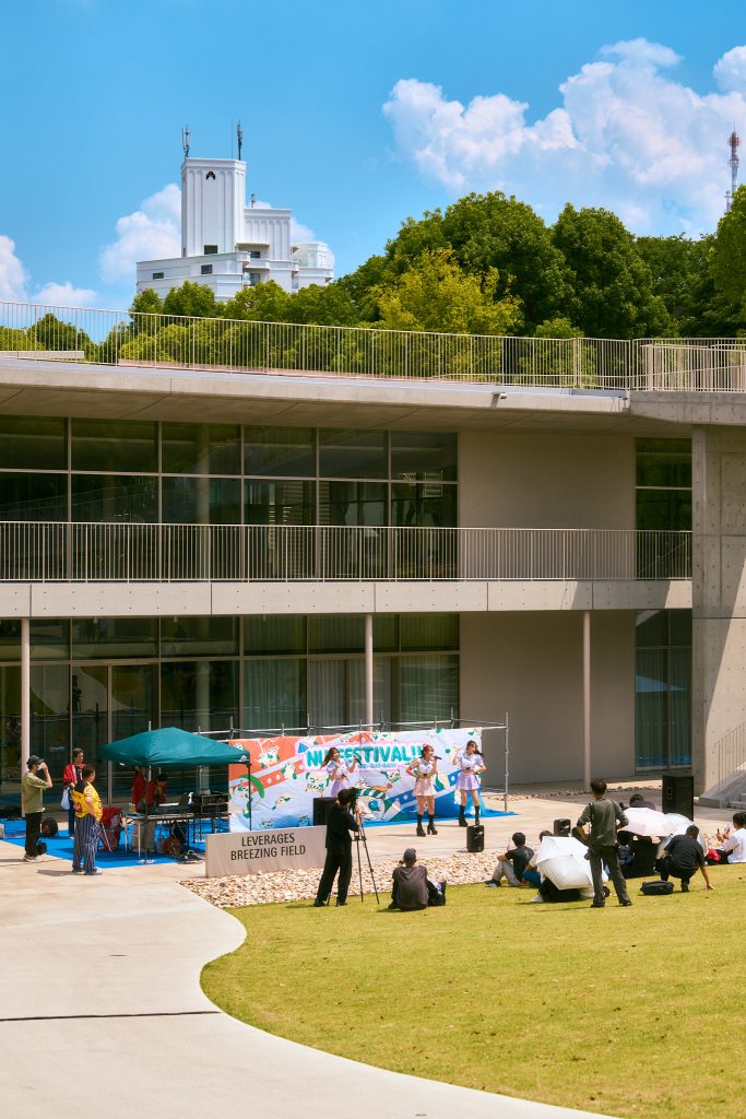 Secondary stage of the Nagoya University Festival at the Leverages Breezing Field