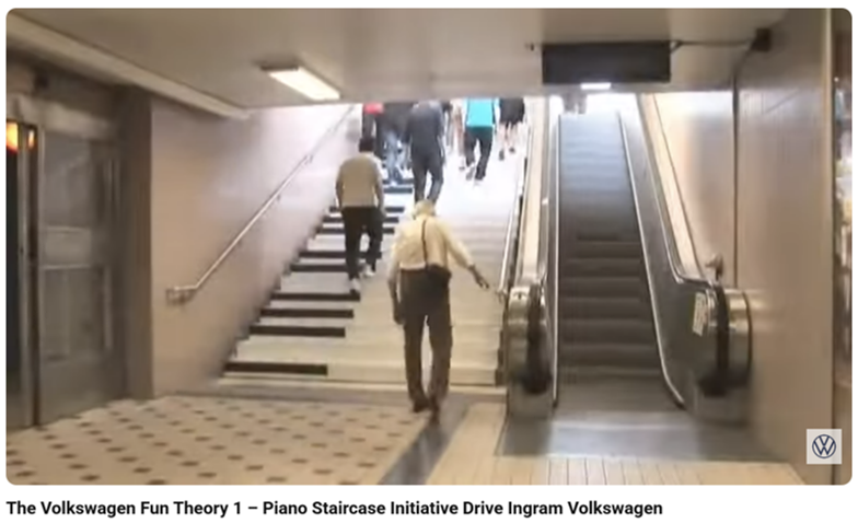 Piano Staircase Initiative Drive Ingram Volkswagen