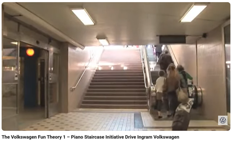 Piano Staircase Initiative Drive Ingram Volkswagen