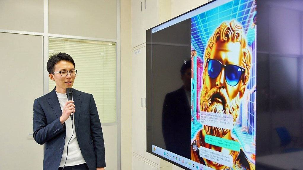 Life advice from Socrates at a bar in Tokyo? Bringing the ancient world to life through generative AI