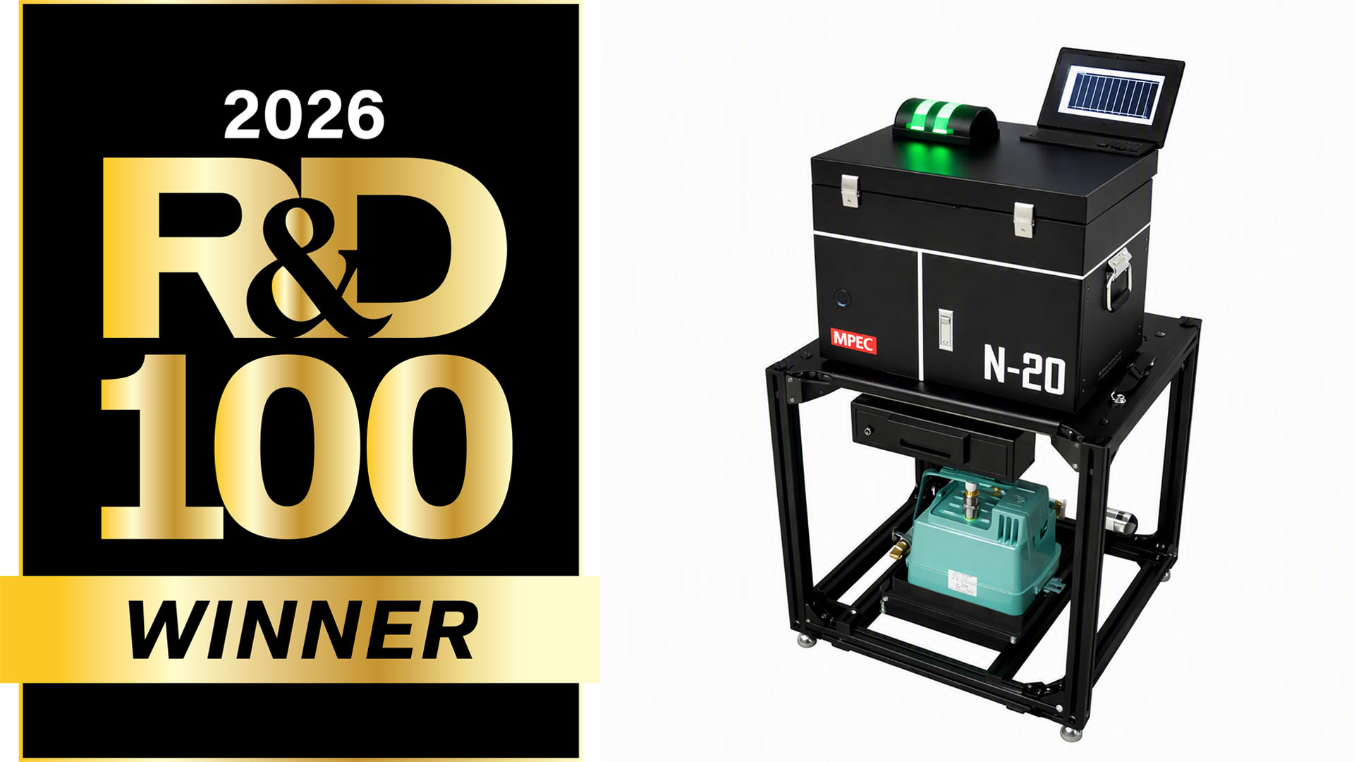 Radioactive airborne particulate monitor receives a 2026 R&D 100 Award